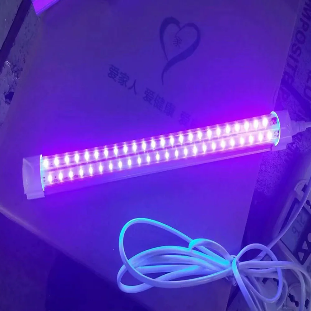 10W UV curing UV double row lamp 395nm 405nm 365nm shadowless curing lamp UV lamp curing led shadowless lamp