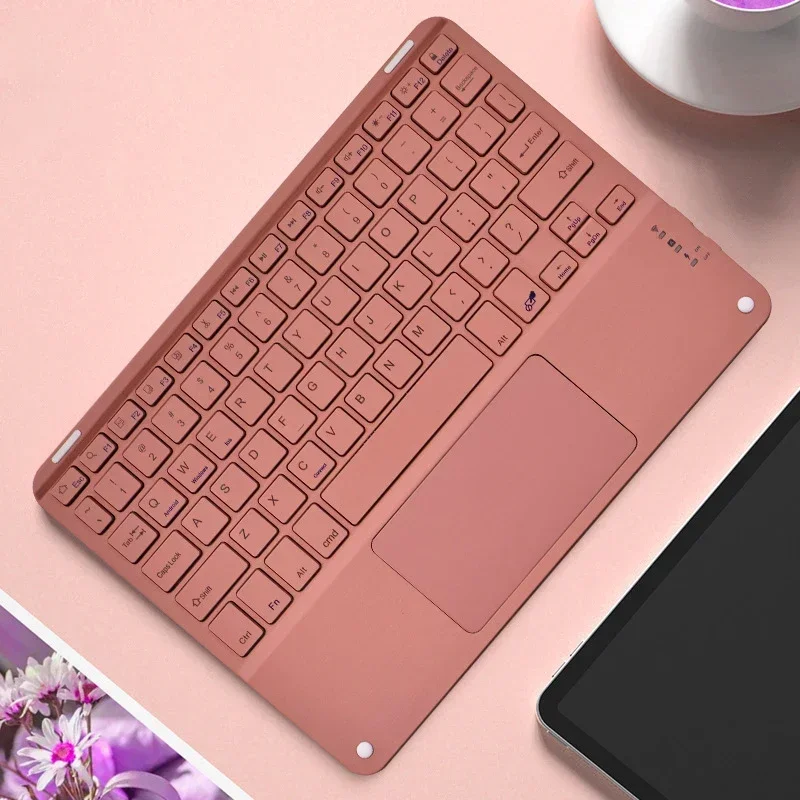 

Wireless Keyboard with Touchpad for Tablet Keyboard for Phone Laptop 10'' Keyboards Bluetooth Rechargeable