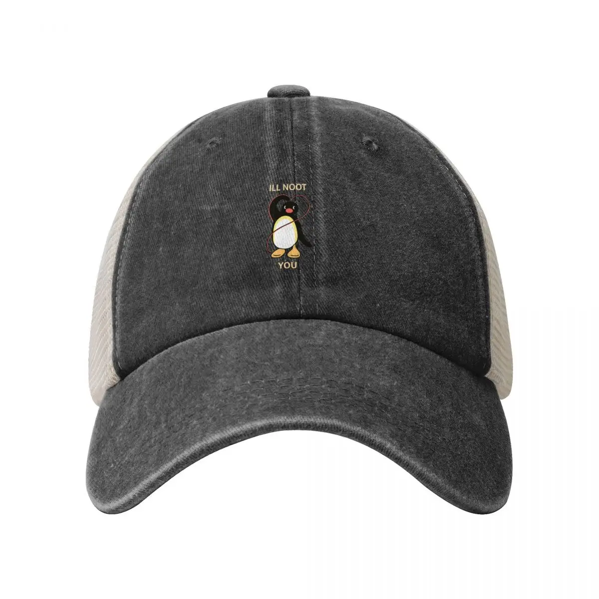 Pingu Noot Pingu Baseball Cap Big Size Hat derby hat Snapback Cap Hood Men Luxury Brand Women's