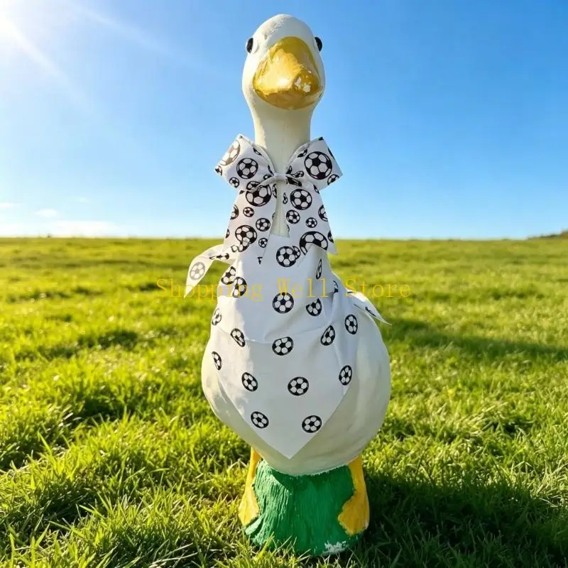 KX4B Collegiate track Themed Clothing For Lawn Bird Display Including Customizable Collar Accessories