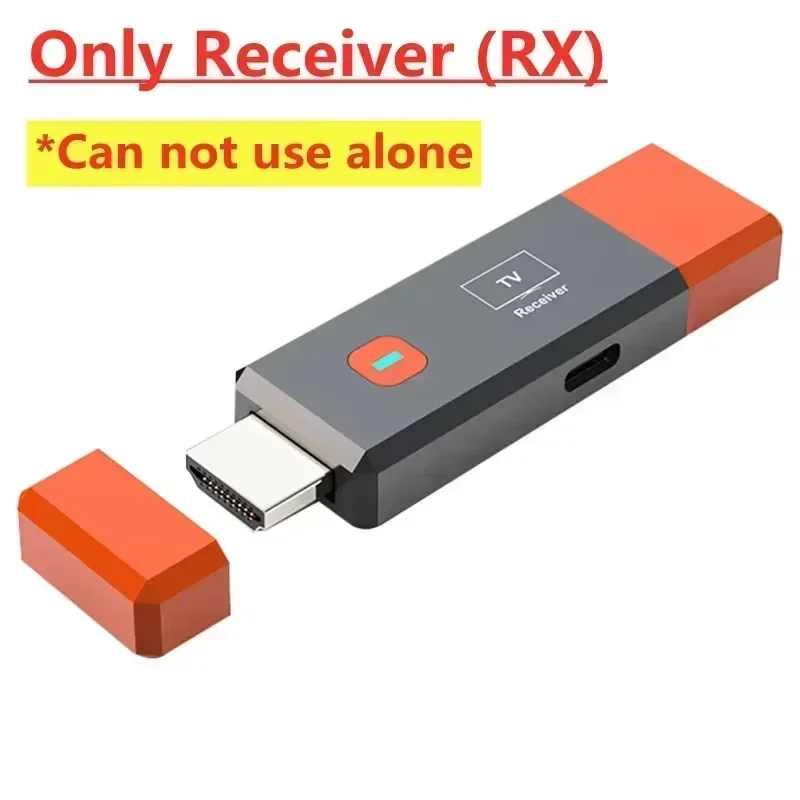 Wireless HD Transmitter Receiver 8 TX to 1 RX Portable 5G Extender Audio Video Streaming for HD TV Laptop PC Camera Smartphone