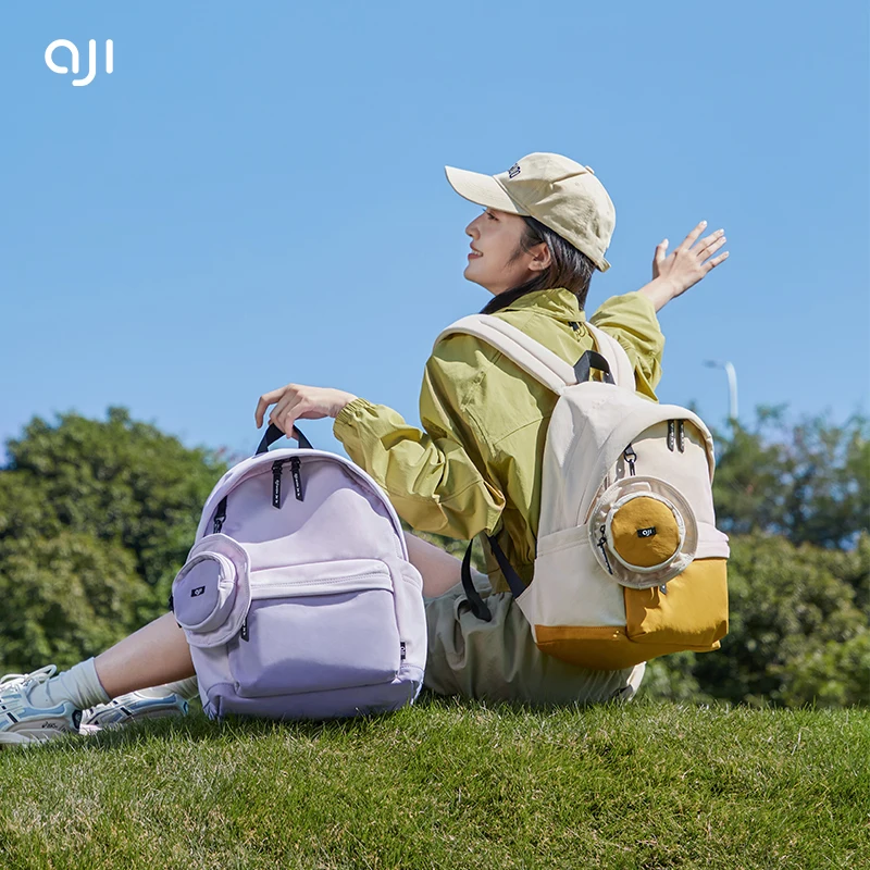 

AJI Korean Student School Backpack Teenage Girls Cute Women'S Backpack Brand Book Bag Nylon Laptop Backpack College Backpacks
