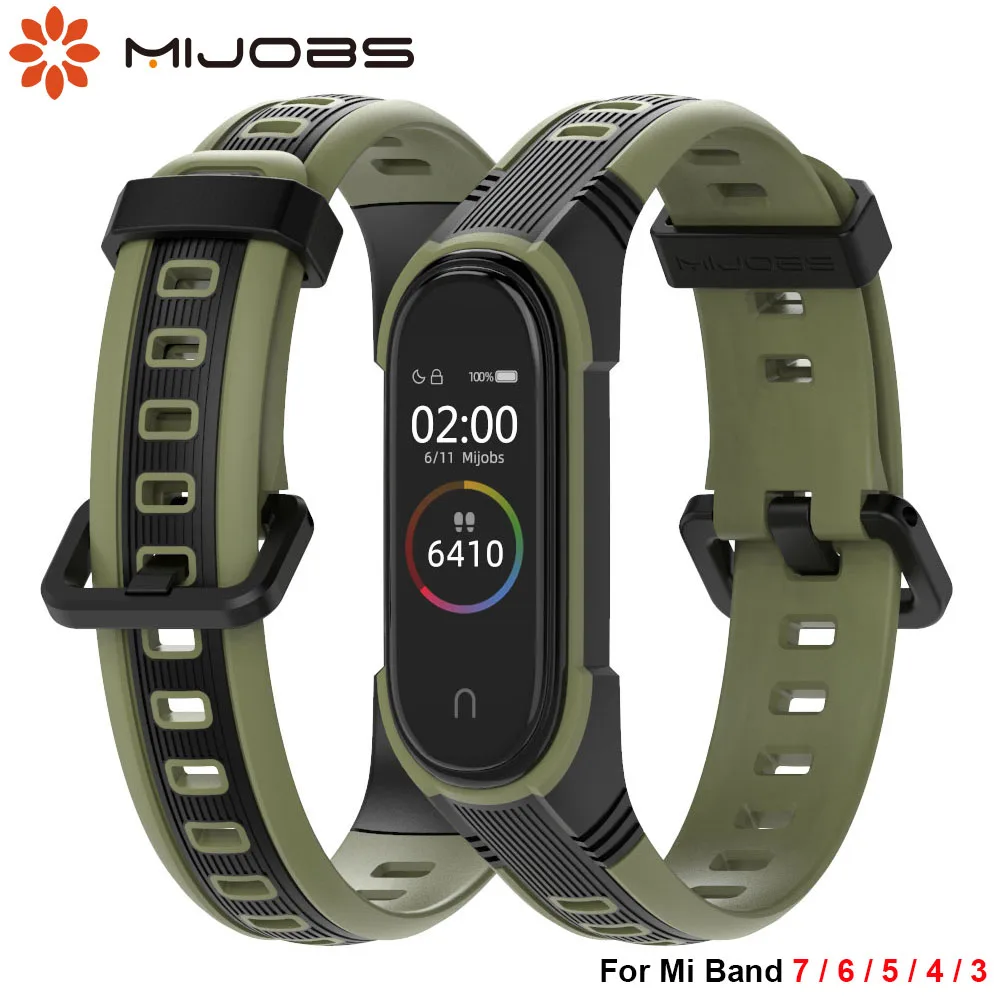 For Mi Band 6 5 7 8 Strap Wrist Band For Xiaomi Mi Band 7 5 4 Strap Silicone Wristband For Miband 6 7 8 Bracelet NFC Global Band