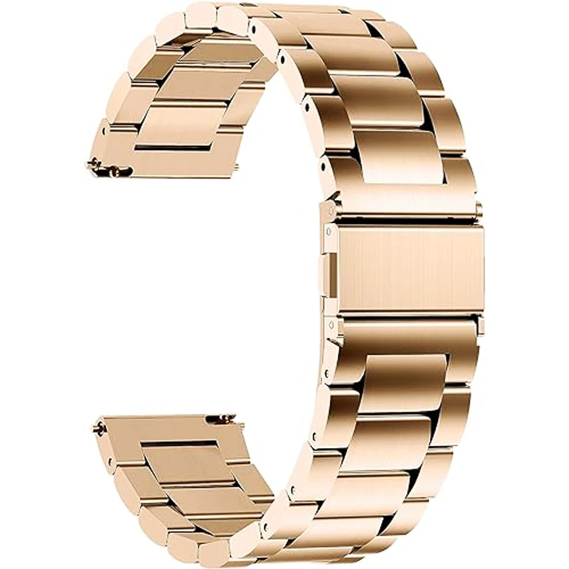 Paski do zegarków ze stali nierdzewnej z szybkozłączką 20 mm 22 mm Bransoletka z paskiem do inteligentnego zegarka Pasek do zegarka HUAWEI WATCH GT 3 Samsung