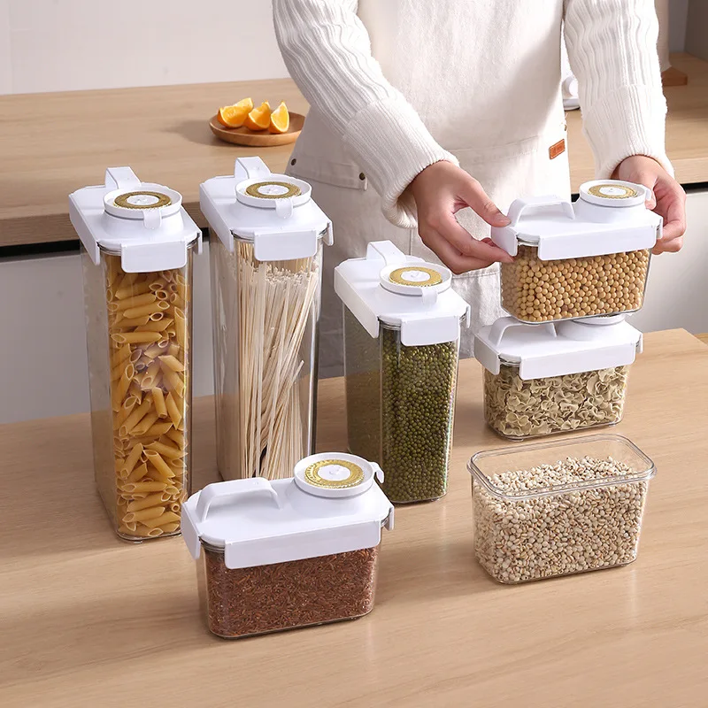 

Kitchen Storage Transparent Miscellaneous Grain Tank