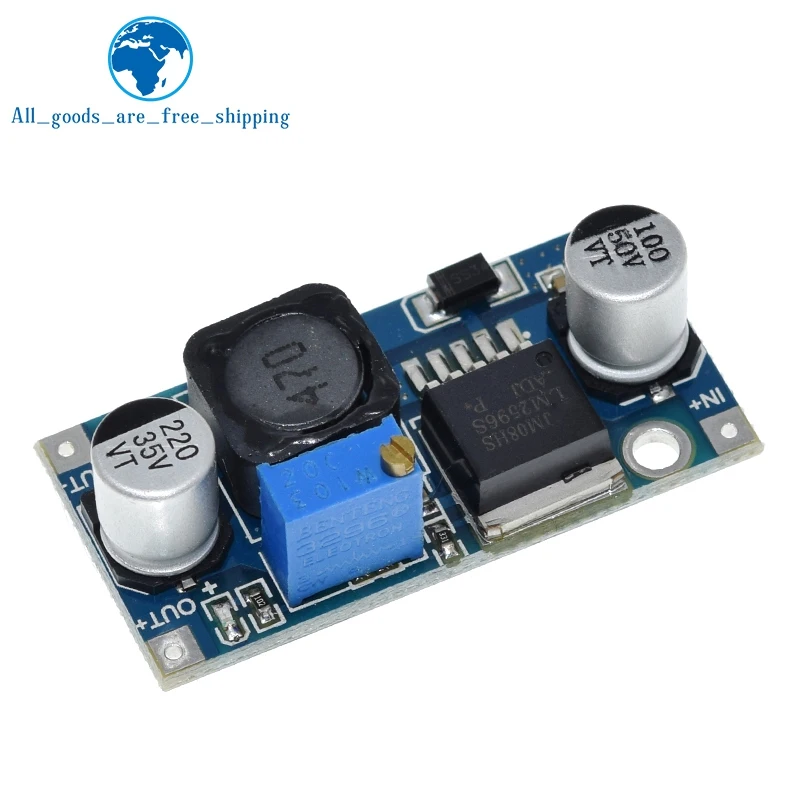 LM2596s DC-DC وحدة إمداد الطاقة تنحى 3A وحدة تنحى قابلة للتعديل LM2596 منظم الجهد 24 فولت 12 فولت 5 فولت 3 فولت