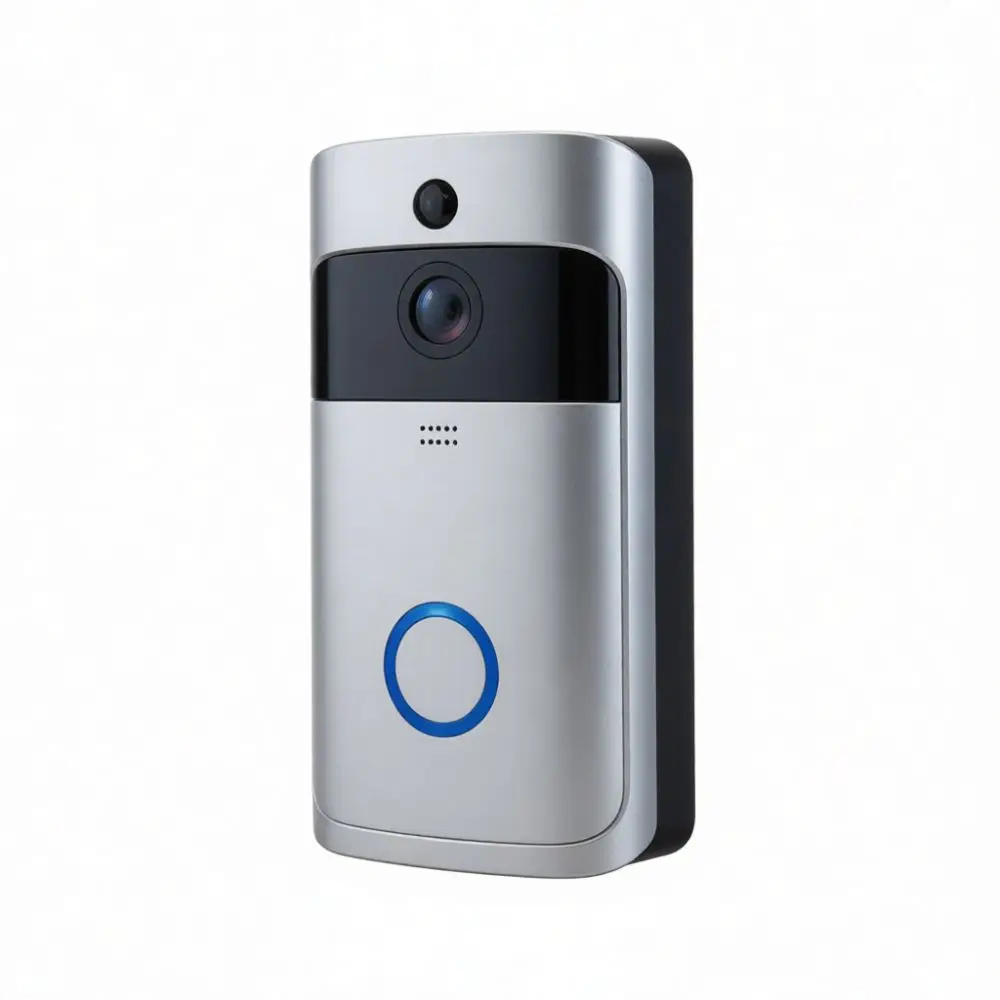 WiFi Video Doorbell Smart Camera Wireless HD Night Vision Door Phone Remote Intercom Home Security Two Way Audio System