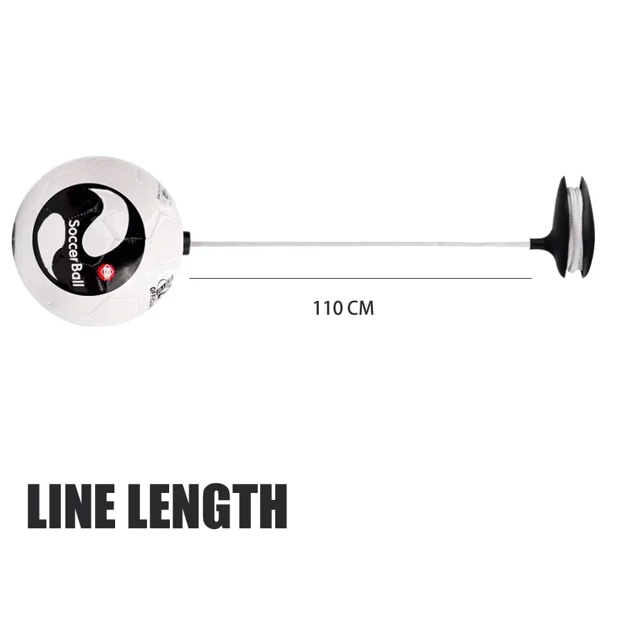 初心者向けトレーニングサッカーサッカーボール練習ベルトトレーナー機器キック標準公式職業ボールサイズ 2