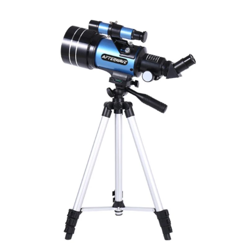 Astronomical Telescope 150x, 70mm, portable travel telescope with phone adapter and wireless charger