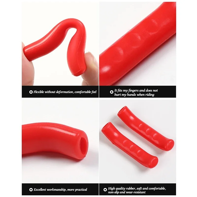 Bicycle Brake Handle Cover Sleeve, Silicone MTB Grips, Handlebar Protect Cover, Anti-slip Cycling Gear, Bike Accessories*