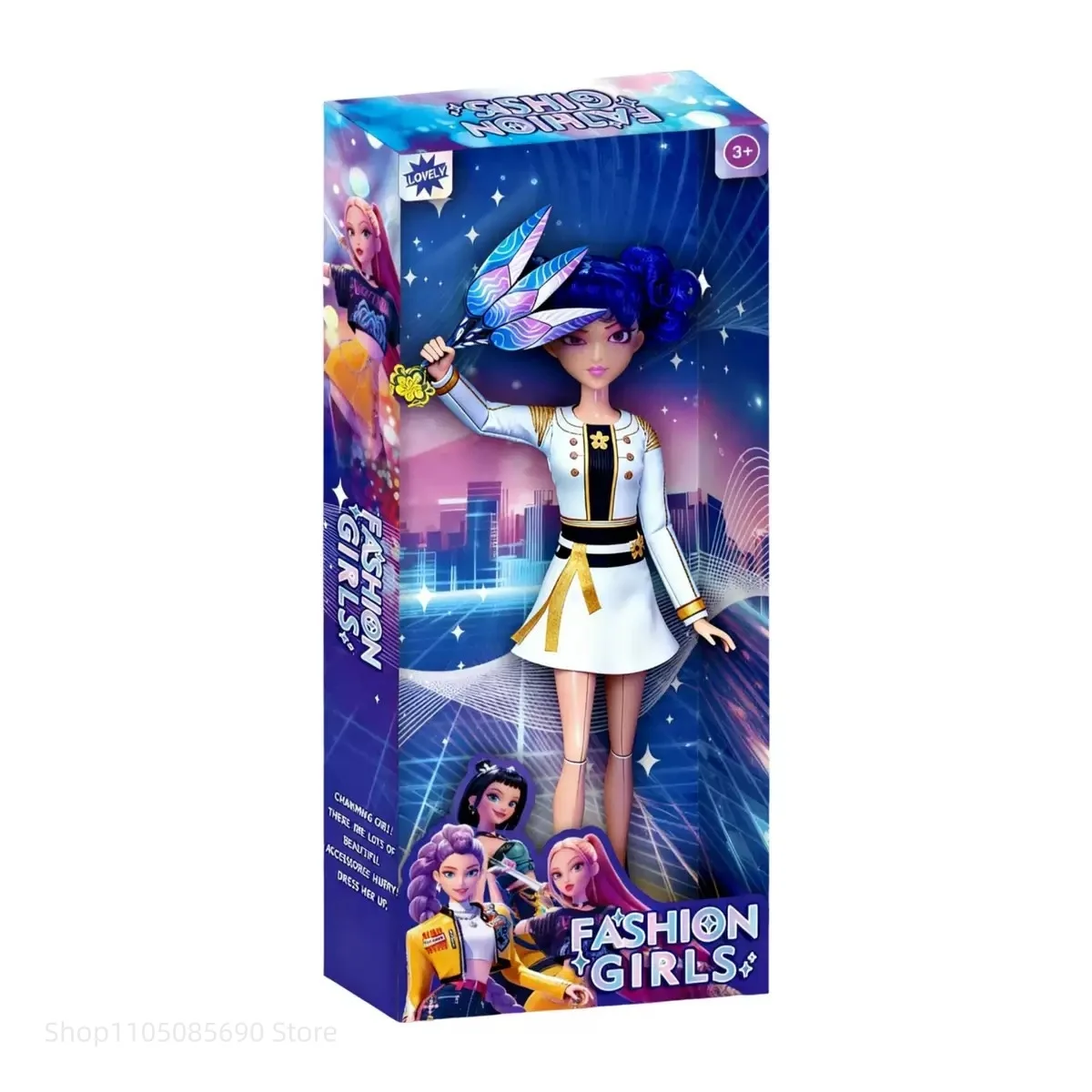 Hot KPop Devil Hunter Giocattolo in vinile Mira Rumi Zoey Ha tema musicale Canzone dorata Bella principessa Baby Girl Bambole Giocattolo fai da te per Girlt