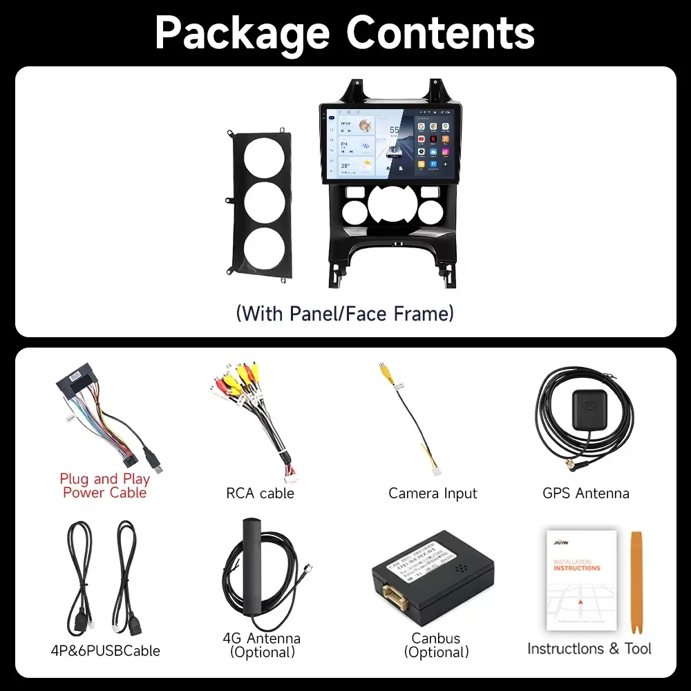 JIUYIN 9“ Car Radio for Peugeot 3008 2009-2015 Android15 Multimedia CarPlay Android Auto Video Player Stereo GPS No 2din Screen