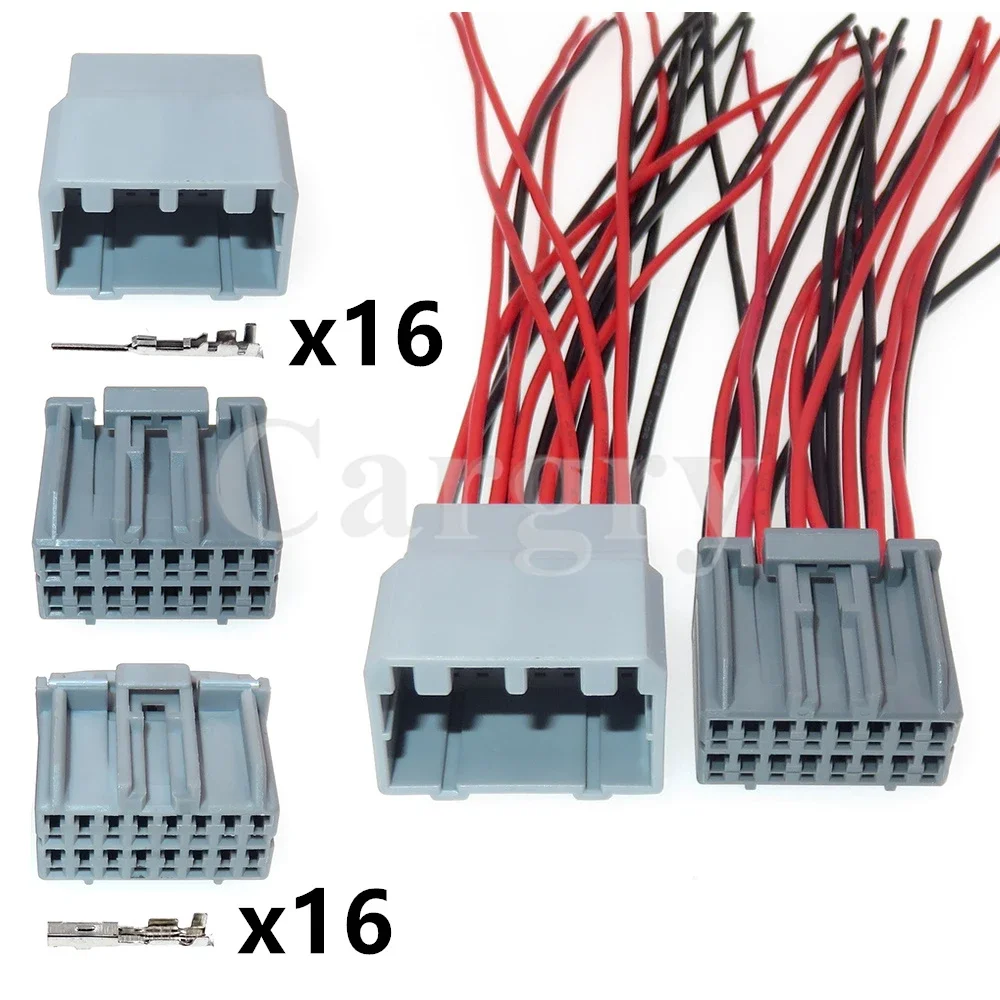 1 Set 16P 179054-6 179054-1 MG611332 917981-2 917981-6 917981-1 AC Assembly Car Wire Harness Socket with Wires Auto Parts