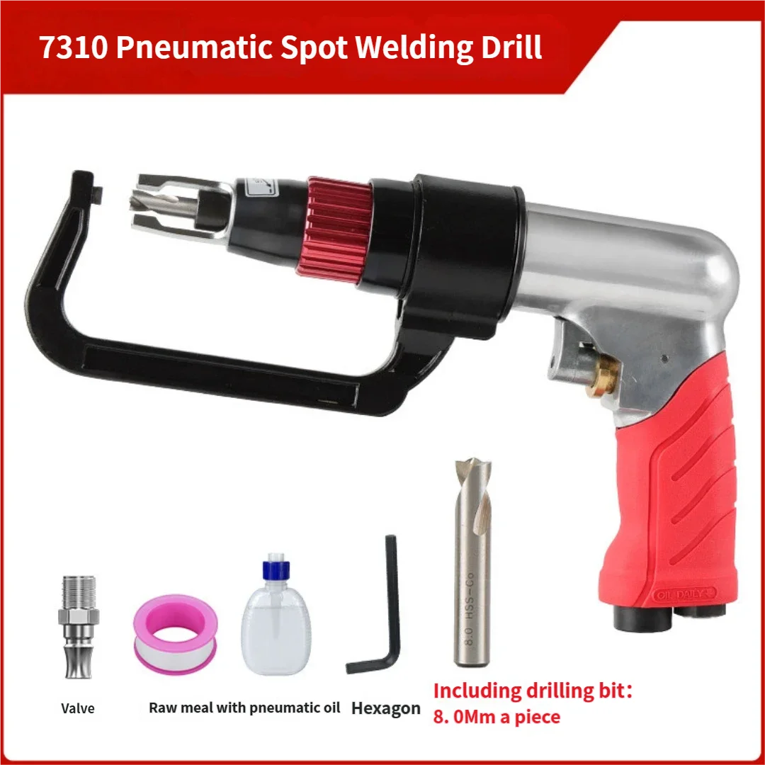 

Пневматический сверлильный инструмент 7310 для удаления сварных швов, резки листового металла, удаления точечных сварных соединений на автомобилях, пневматический инструмент для удаления отверстий