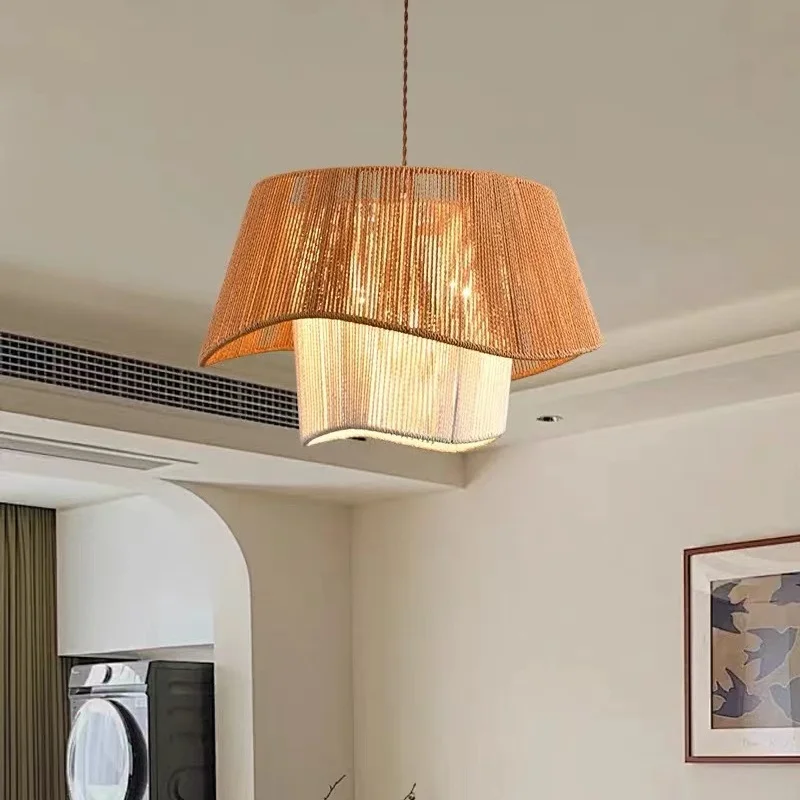 Japanese Style Cream Style Chandelier Nordic Living Room Homestay Warm Designer Master Bedroom Lighting Fixtures