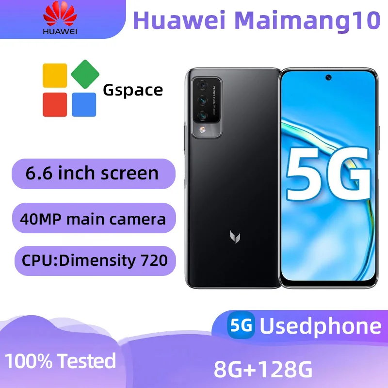 Huawei Maimang 10 5G SmartPhone Battery capacity 4000mAh 40MP Camera original used phone