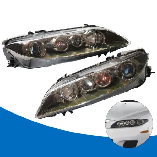 

For Mazda 6 2006 2007 2008 Headlights Halogen Left & Right Side Pair Headlamps