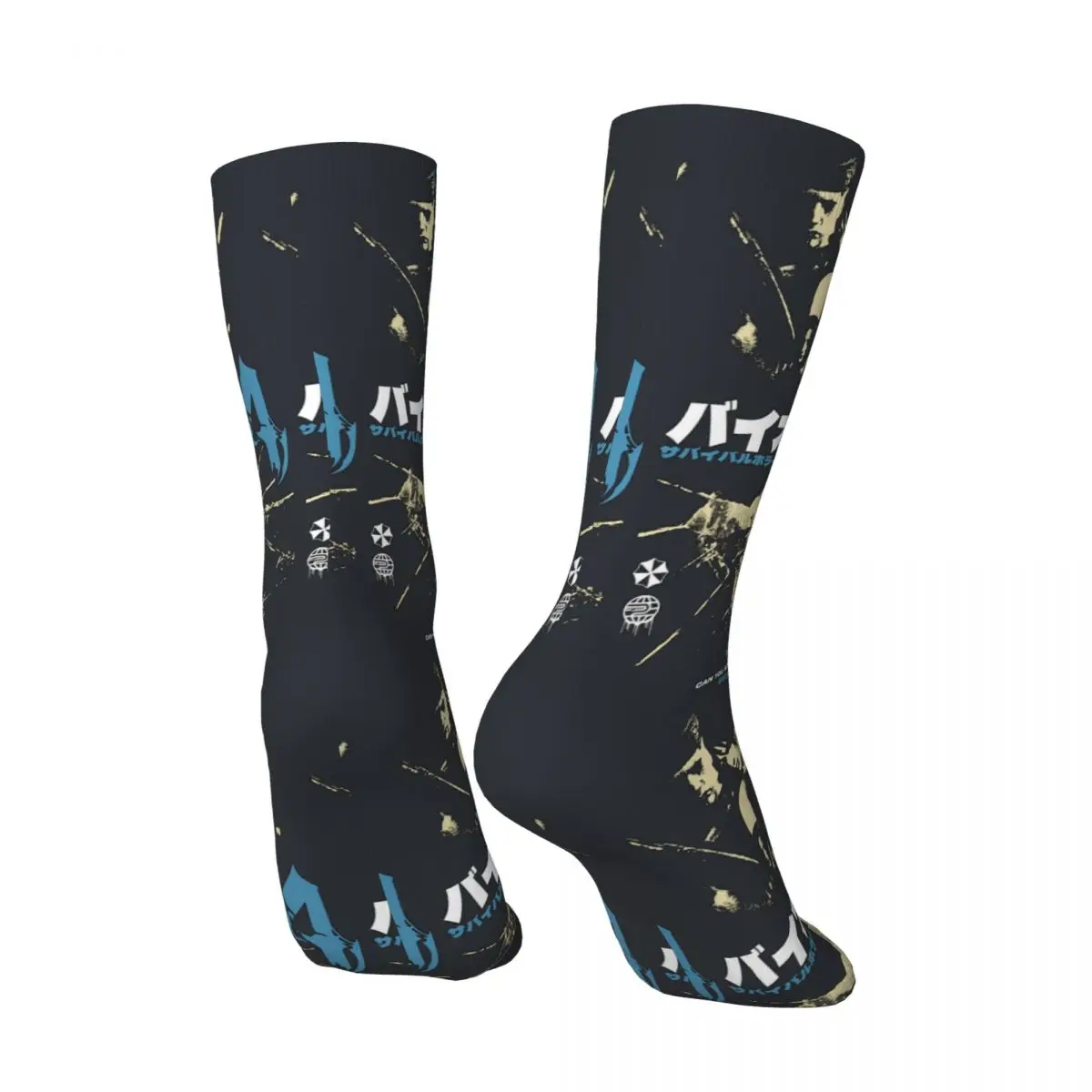 Hip Hop RE4 Crazy Men's Socks Unisex silent hill Street Style Pattern Printed Crew Sock Boys Gift official-website tops fugees