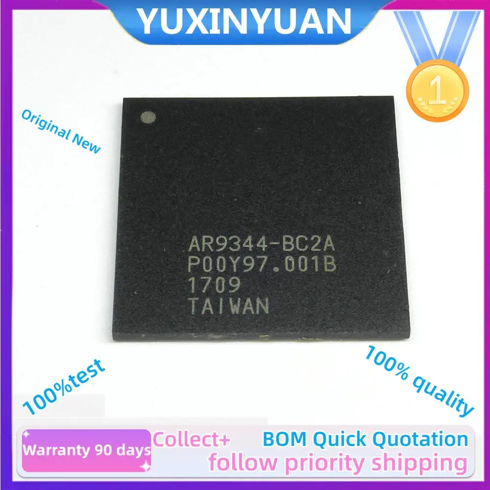 2PCS/LOT And New Original  AR9344-BC2A  AR9344  BGA  YUXINYUAN IC in Stock 100%Test