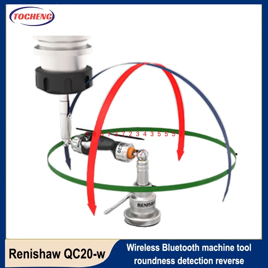 Renishaw Ballbar RenishawQC20-w A-8014-2500 Draadloze Bluetooth Machine Tool Ware Rondheid Detectie Omgekeerde Intermitterende Servo