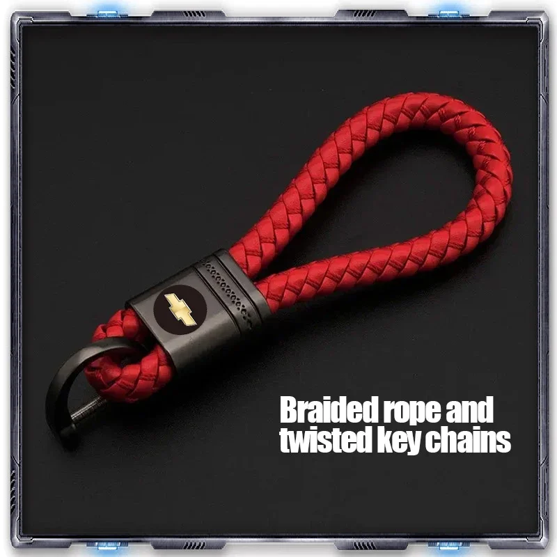 

Car keys, hand-knitted keyrings, leather keychains For Chevrolet Colorado Cruze Spark Captiva Malibu Trax Aveo Camaro