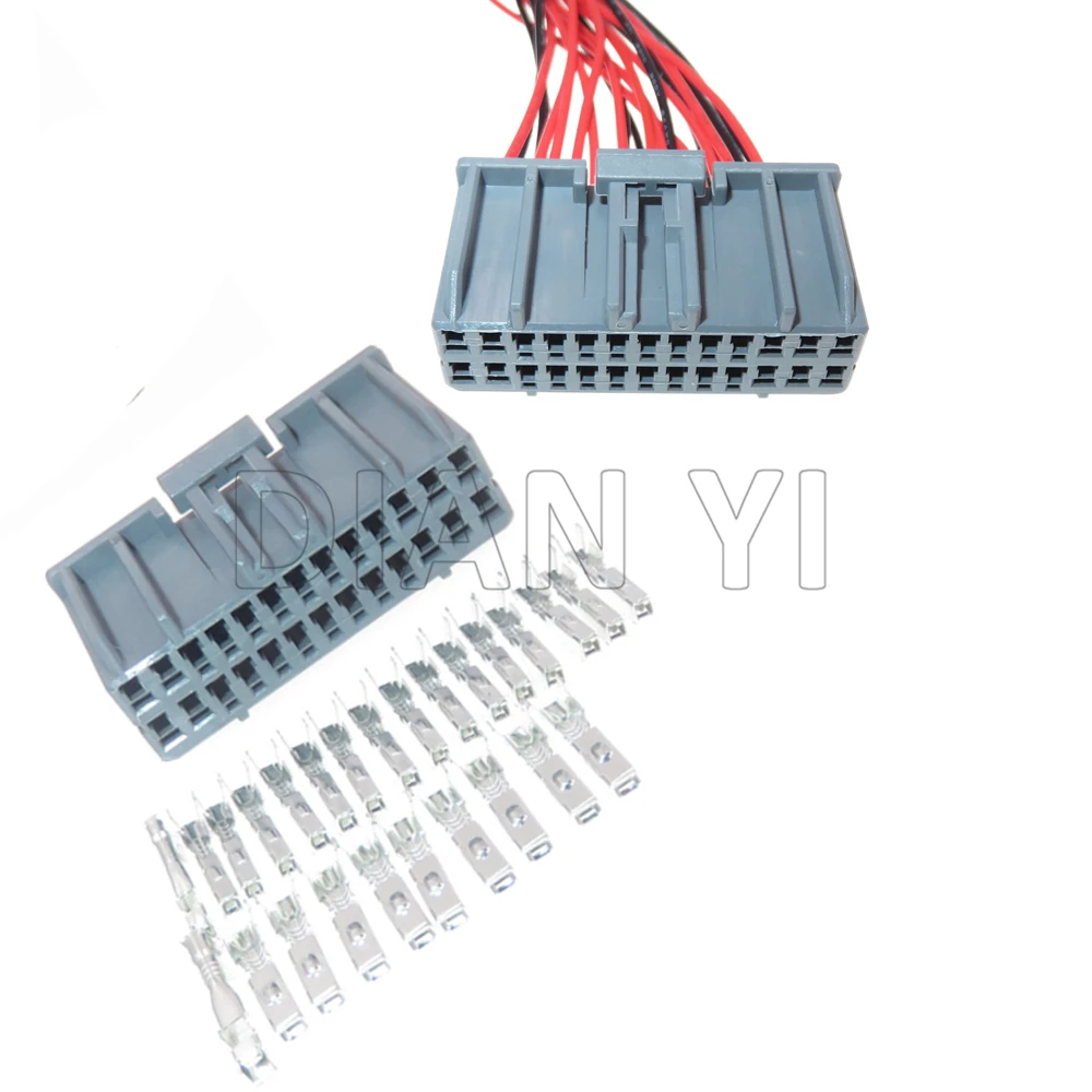 1 Set 26 Way 178801-6 Car Composite Connector Auto Wire Cable Plug 917992-6 AC Assembly Automobile Unsealed Socket 917992-2