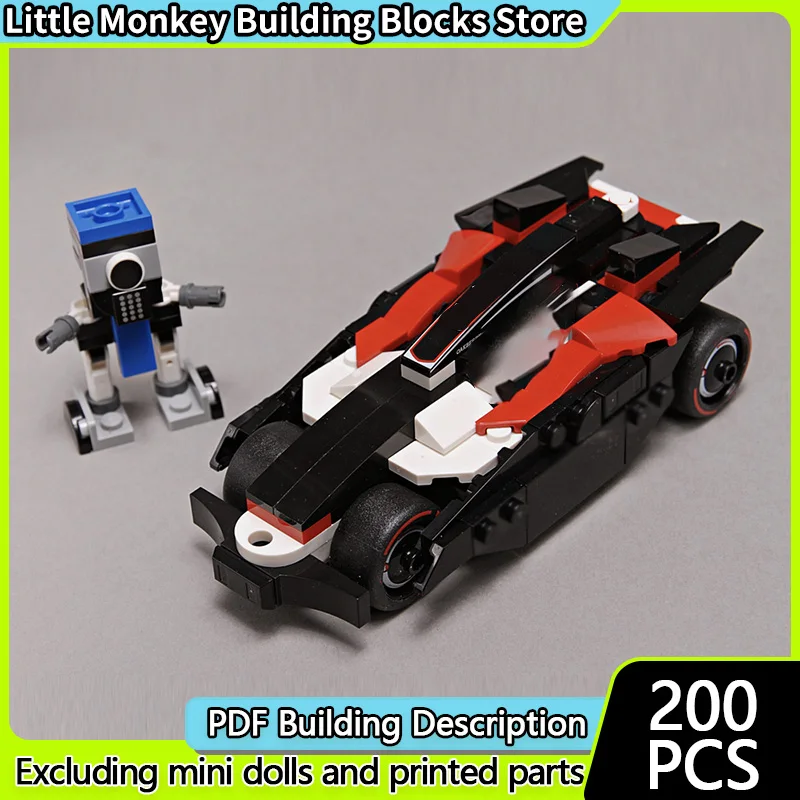 

Speed Racing Car Model MOC Building Bricks Classic Concept Car Modular Technology Children Holiday Gifts Assemble Toys Suit