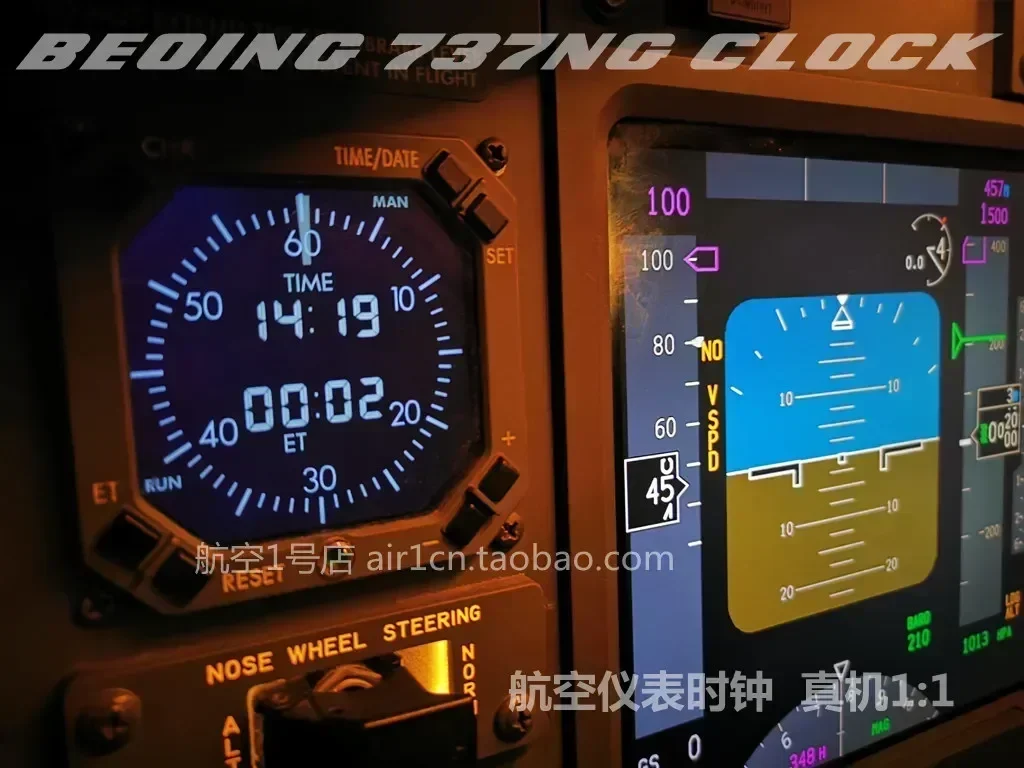 2022new 737 CLOCK Boeing BOEING simulator aviation instrument clock alarm clock, aircraft simulation clock