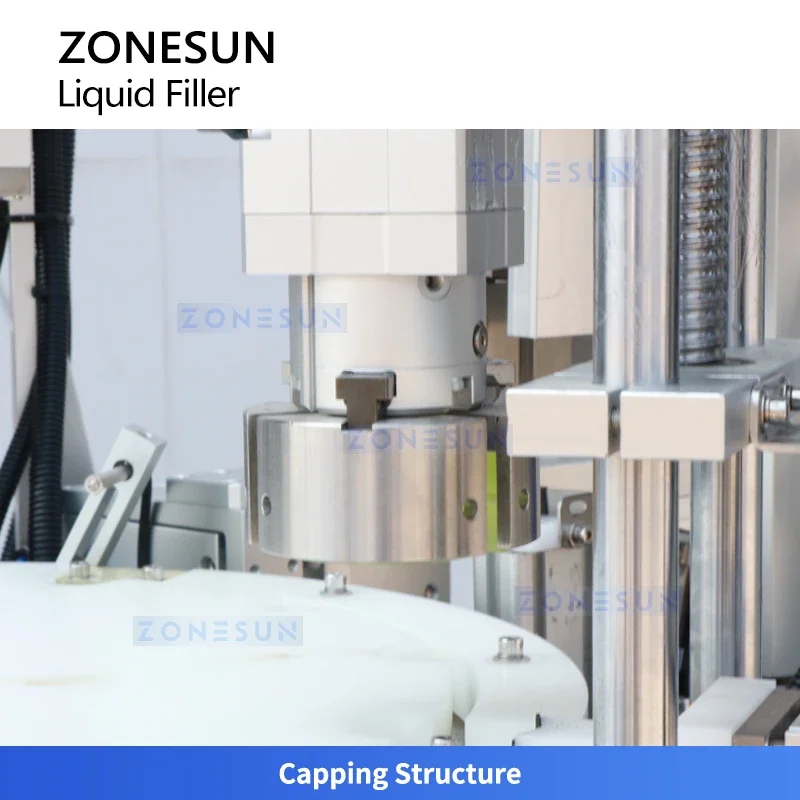 ZONESUN ZS-AFC7-1 Dropper Bottle Filling Capping Machine for Pharmaceutical and Cosmetic Liquid Production Line