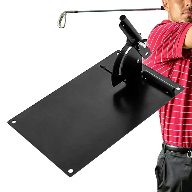 Golf Alignment Stick Holder Swing Practice Plate Plane Trainer Training Aid Alignment Stick Base