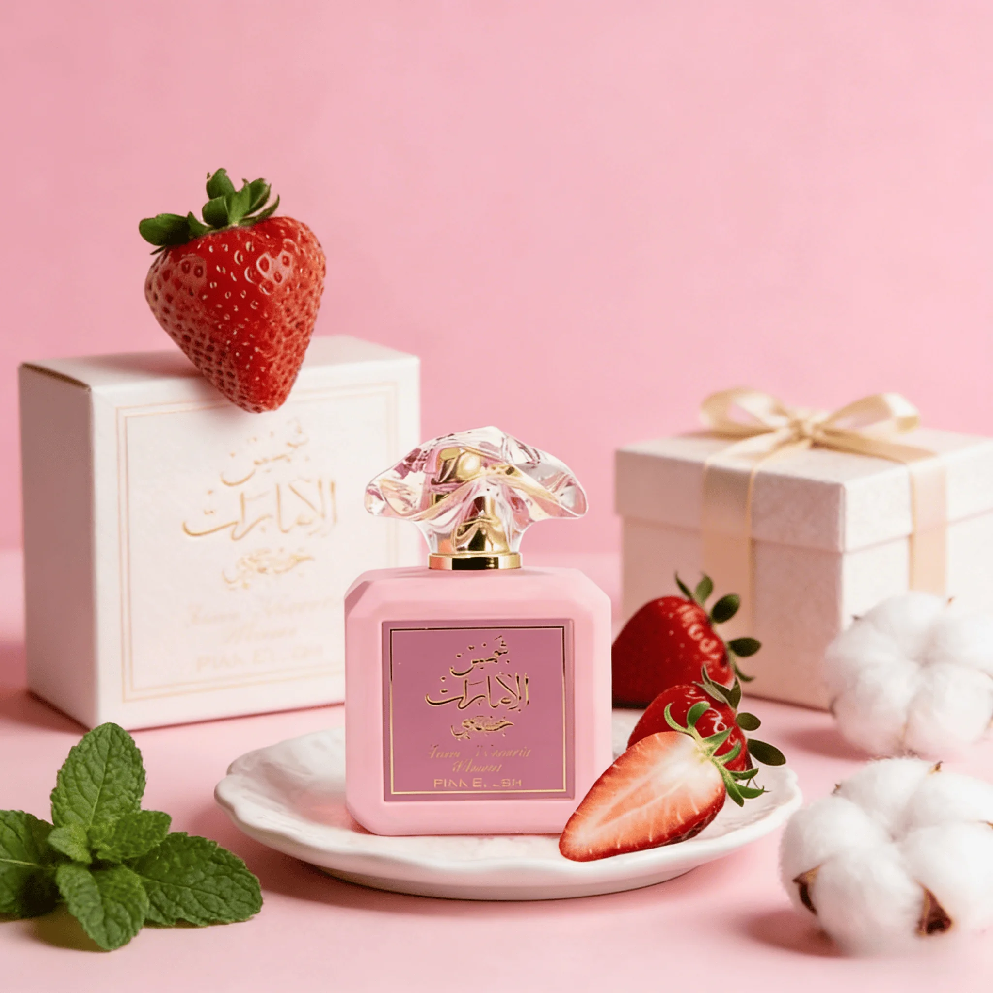 

PINK BLUSH PERFUME: Experience the captivating essence of Pink Blush, an arabic perfume for women that exudes sweetness, warmth