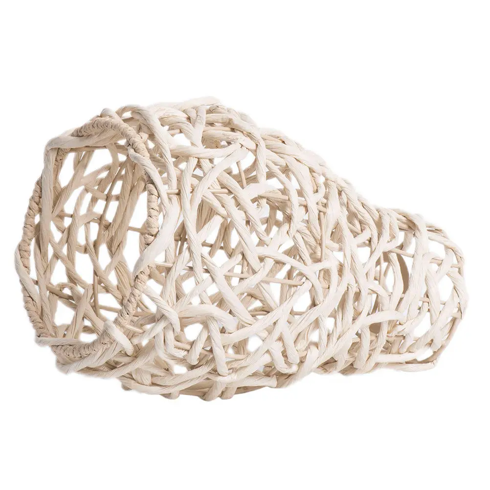 

Woven Paper Cord Lamp Shade Pendant Light Shade Bulb Lampshade Replacement Decorative Hanging Lamp Cover for Home Hotel