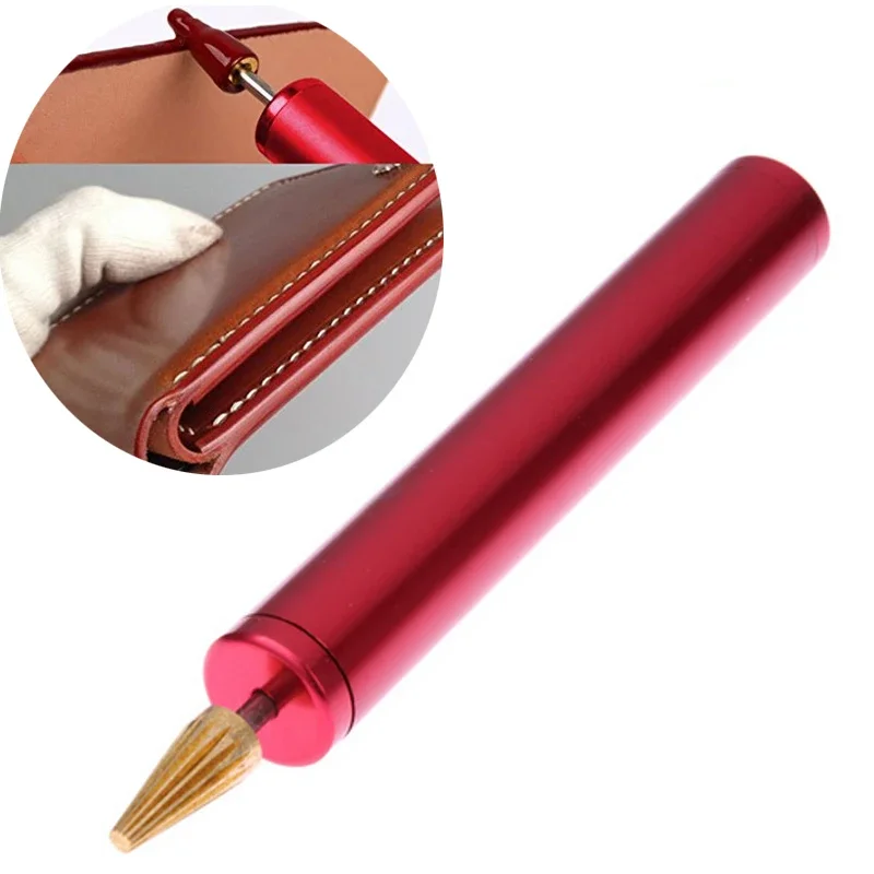 1PCS DIY Leather Edge Oil Pen Top Pro Edge Dye Pen Applicator Speedy Edge Paint Roller Leather Tools Craft