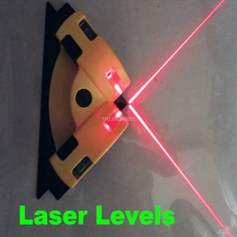 90 ° Laser podczerwony poziom pionowa pozioma linia projekcji kwadratowa podłoga kafelków poziomica laserowa dokładny pomiar