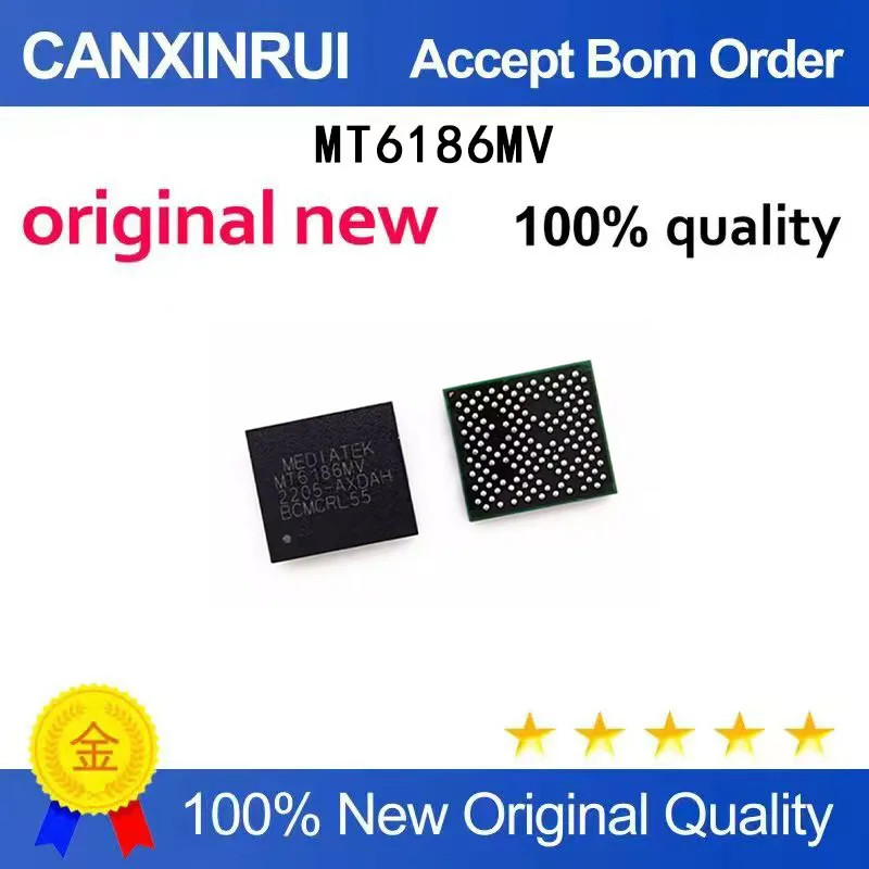 

(5-100 Pieces) Brand new original MT6186MV BGA spot chip