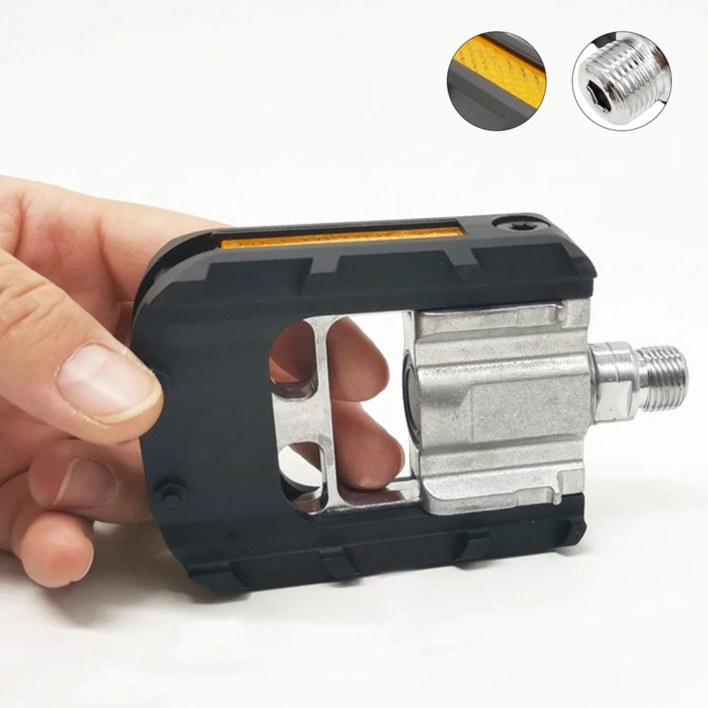 

1Pair Kids Bike Pedals Durable Anti-Skid Aluminium Alloy Bicycle Pedals Practical Replacement for Mountain Bikes Outdoor