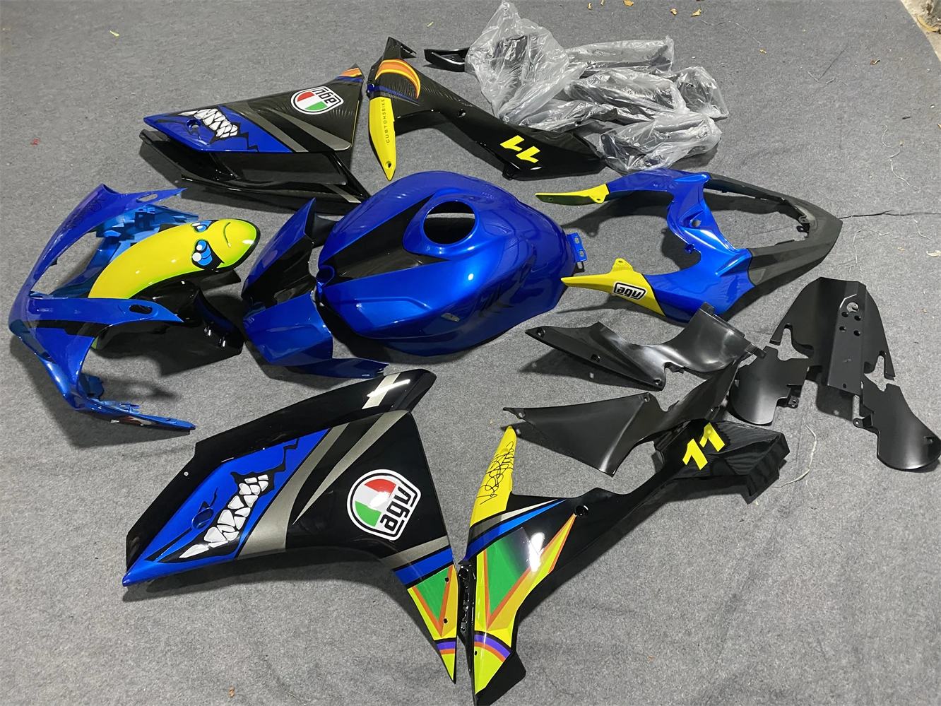 NEW ABS Motorcycle Injection mold full Fairing Kit fit For Yamaha YZF R1 2007 2008 YFZ-R1 07 08 Bodywork Fairings kits set