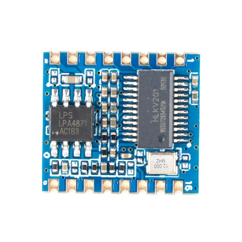 N11R- 3X Hi-Link/HLK-V20 Módulo de placa de Control de reconocimiento de voz inteligente Módulo de puerto serie Modo dual DIY