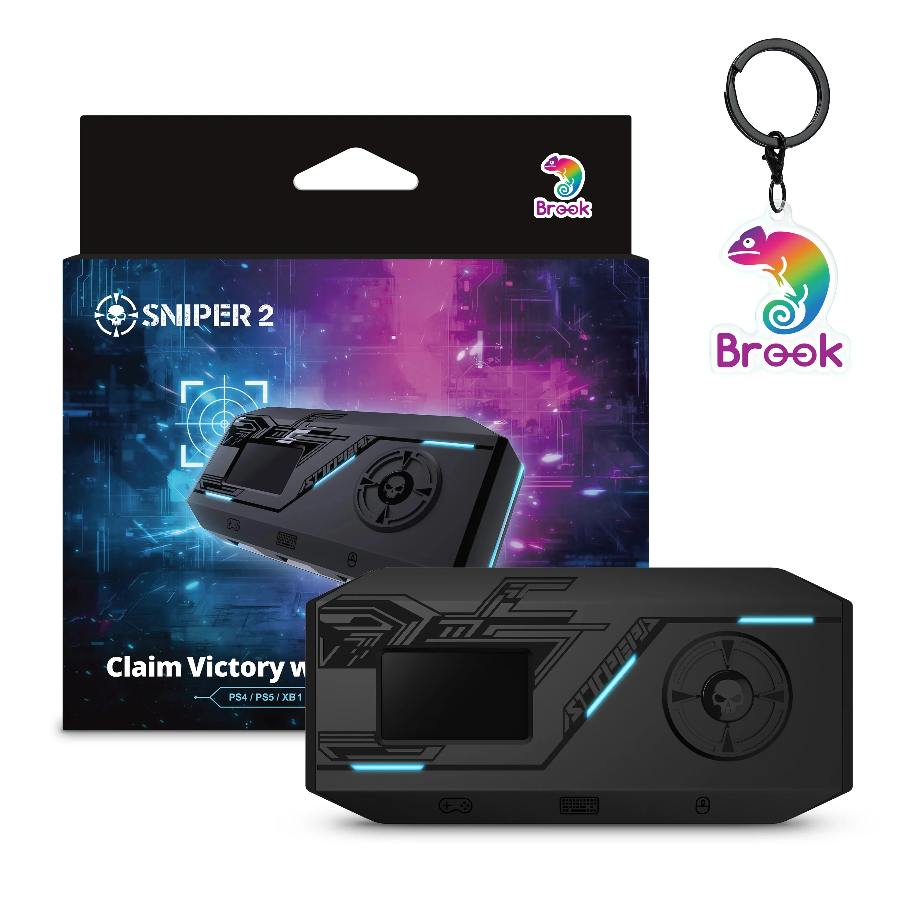 Brook Sniper 2 Plug-and-play, no controller needed Turbo, macro & remap via software