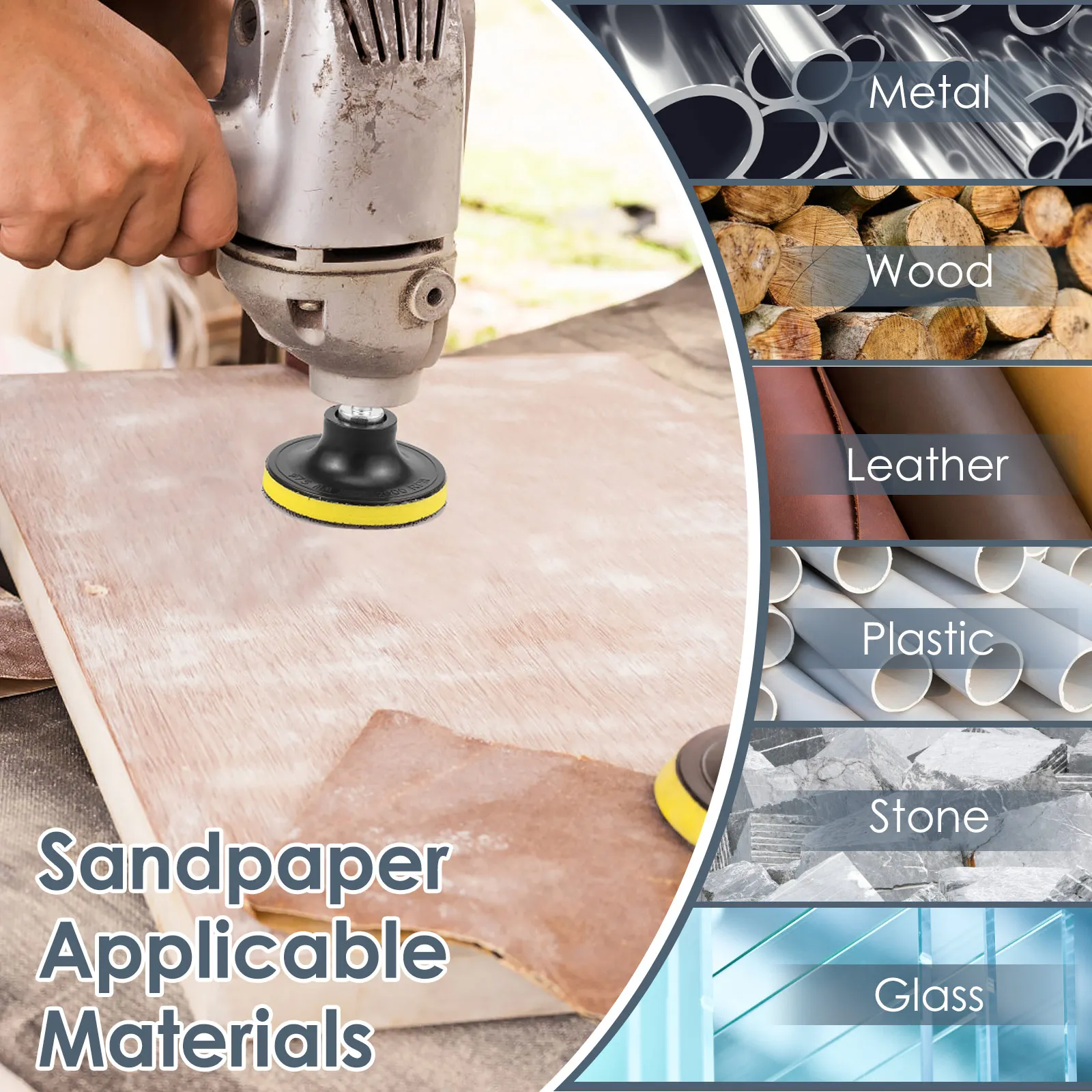 120 قطعة أقراص الصنفرة 3 بوصة الصنفرة 60-10000 حصى ساندر منصات القرص الرملي ورقة ساندر القرص أدوات جلخ لوحة تلميع مجموعة