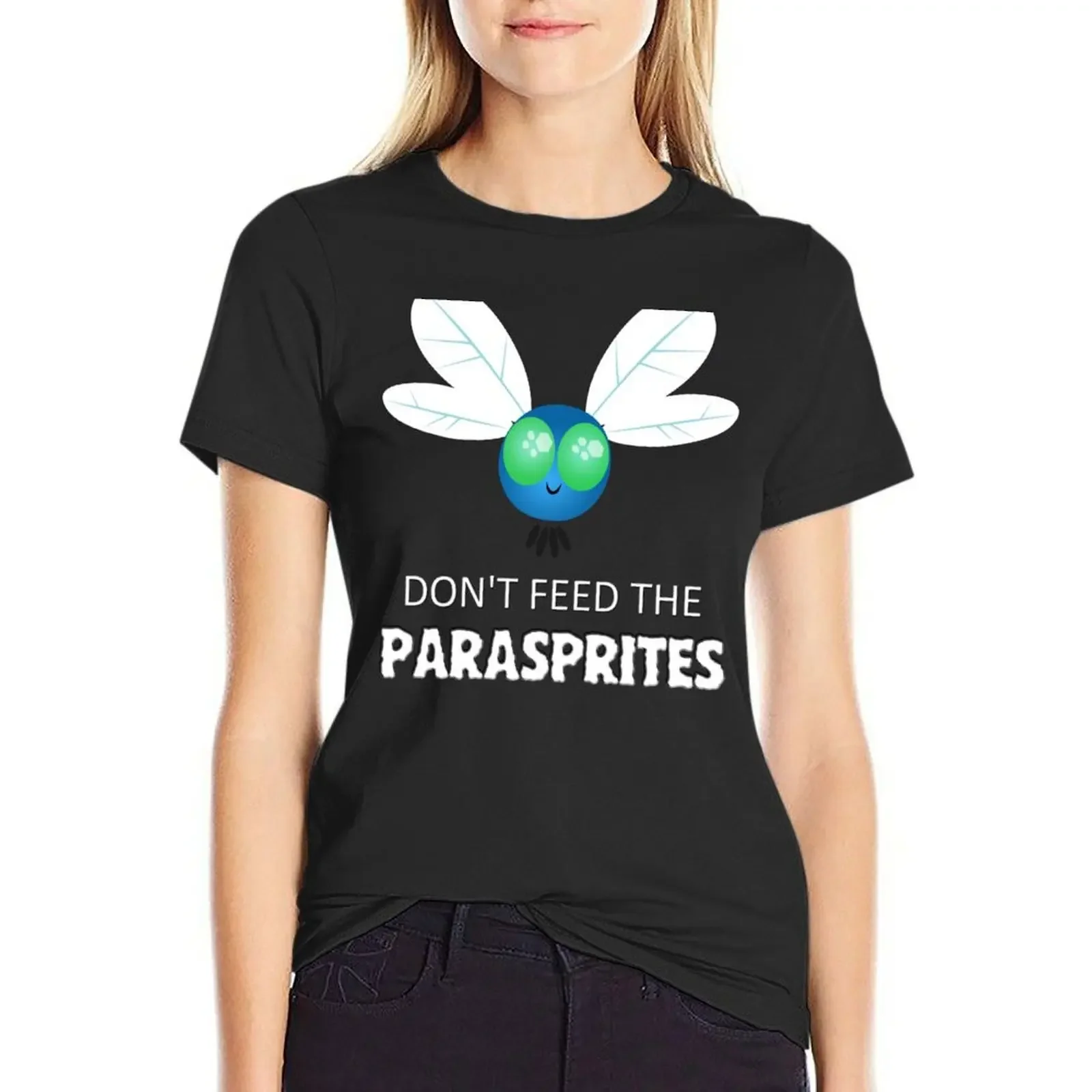 

Don't Feed The Parasprites T-Shirt Aesthetic clothing heavyweights plain summer tops western t shirts for Women