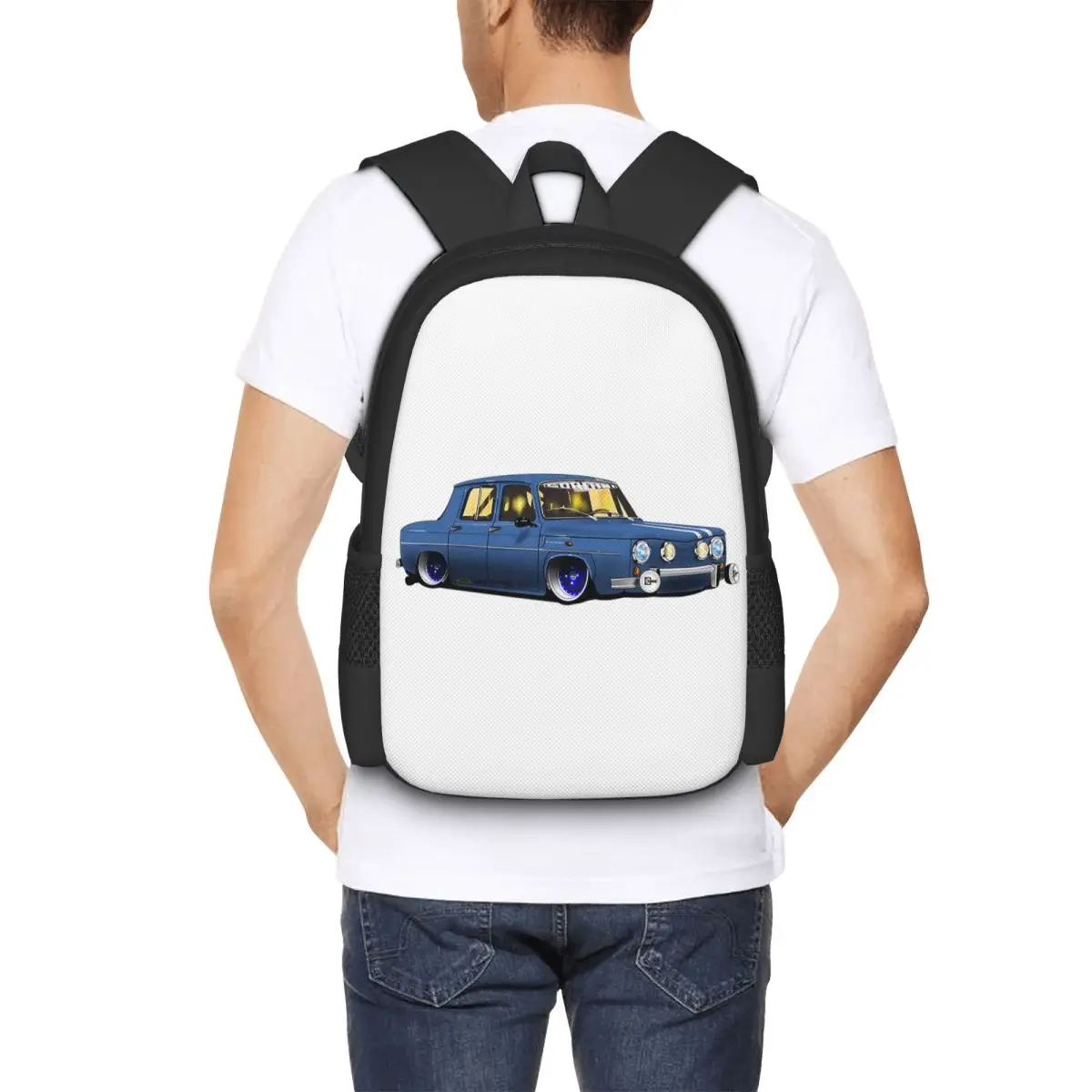 

Gordini Car Student Backpack School Bag Hiking Travel Daypack for Men Women Fashion Bookbag Shoulder Bags