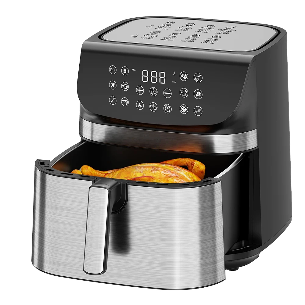 

2026 New Model Multi-functionalElectric Fryer Oil Free Digital Air Fryer With Touch Screen Household Small Kitchen Appliances ai