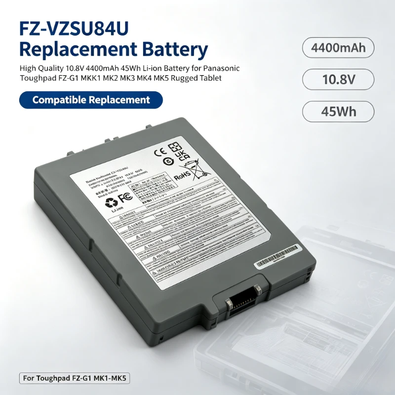 High Quality FZ-VZSU84U Replacement Battery 10.8V 4400mAh 45Wh for Panasonic Toughpad FZ-G1 MK1-MK5 Rugged Tablet