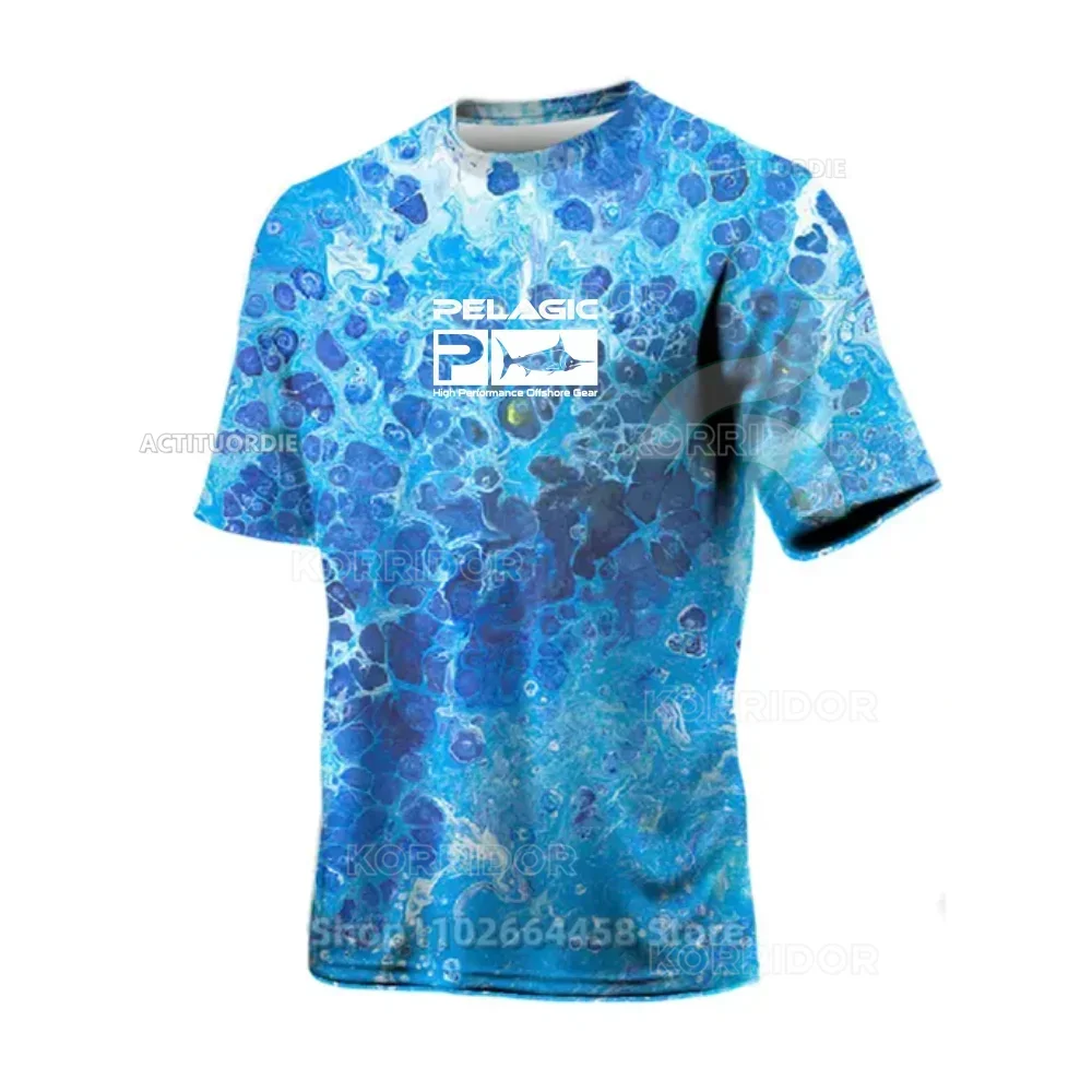 PELAGIC wędkarskie koszule z kapturem męska ochrona przed słońcem na zewnątrz ubrania wędkarskie letnie t-shirty z długim rękawem anty-uv koszule wędkarskie