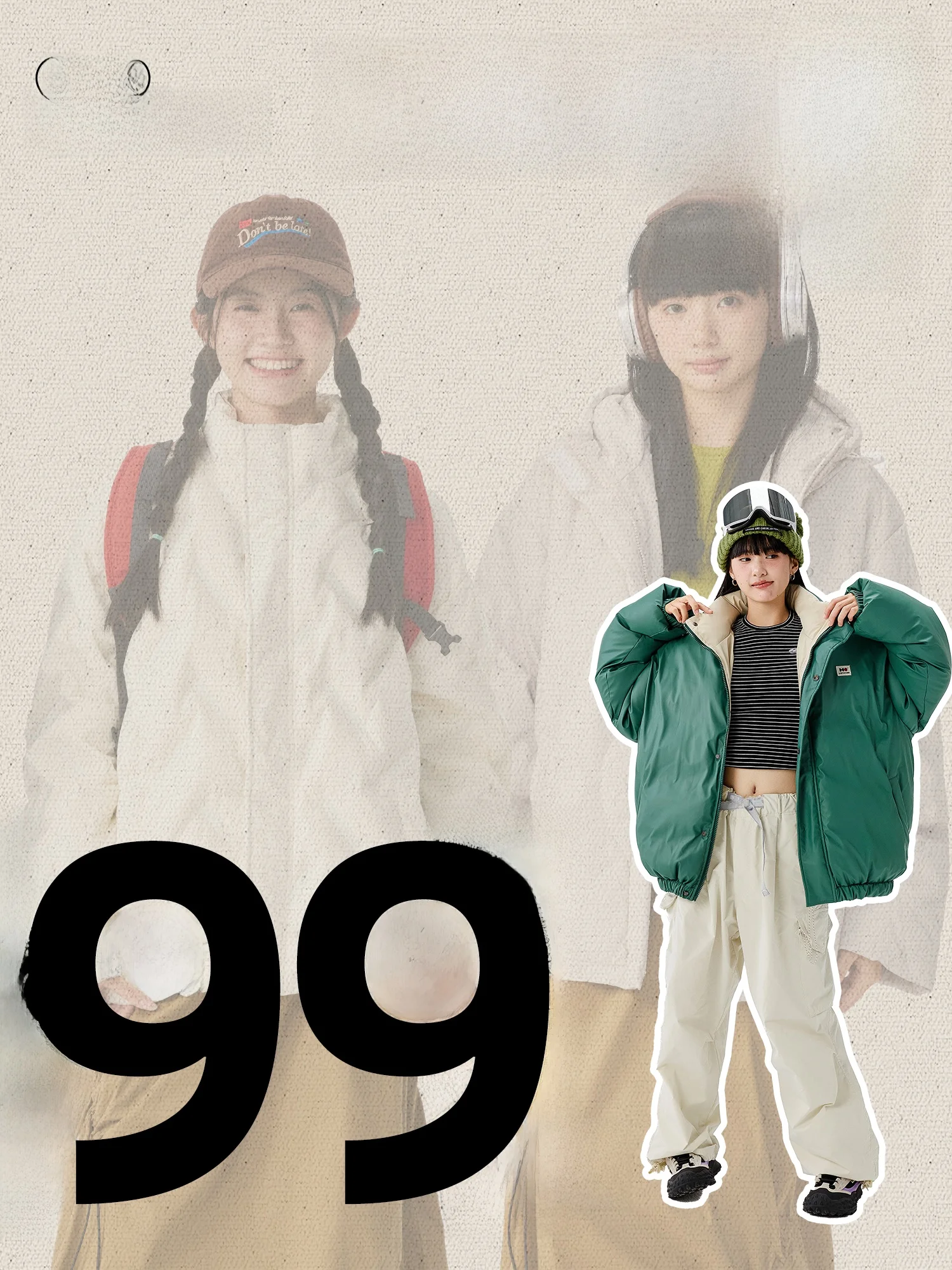 

OWOX 99 Cotton down Jaet Limited Time Casual Sle White Du Feather Warm Thi Long Sve Zipper Closure Hooded Coat