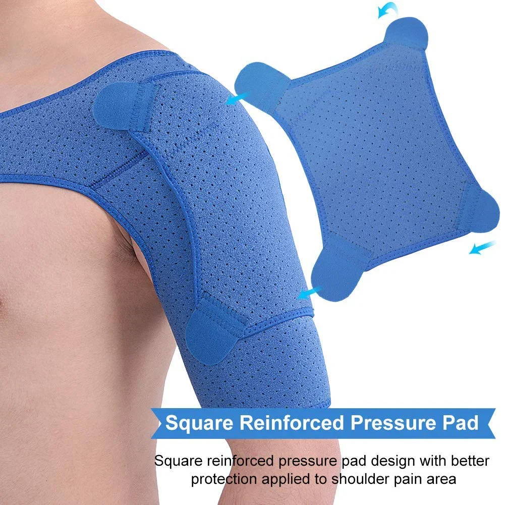 Shoulder Support Brace for Men&Women,Compression Sleeve for Torn Rotator Cuff, AC Joint Pain Relief with Adjustable Neoprene