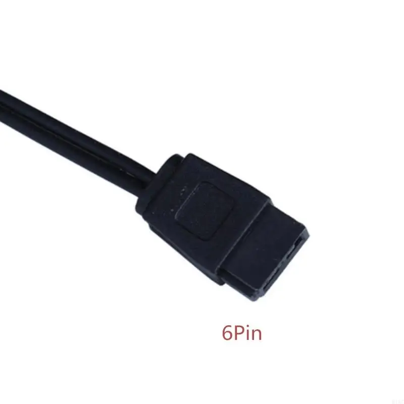 918C Power 15-Pin Nam đến 6-Pin Ổ Đĩa Quang Cáp Chuyển Đổi Nguồn 22AWG OD1.6mm