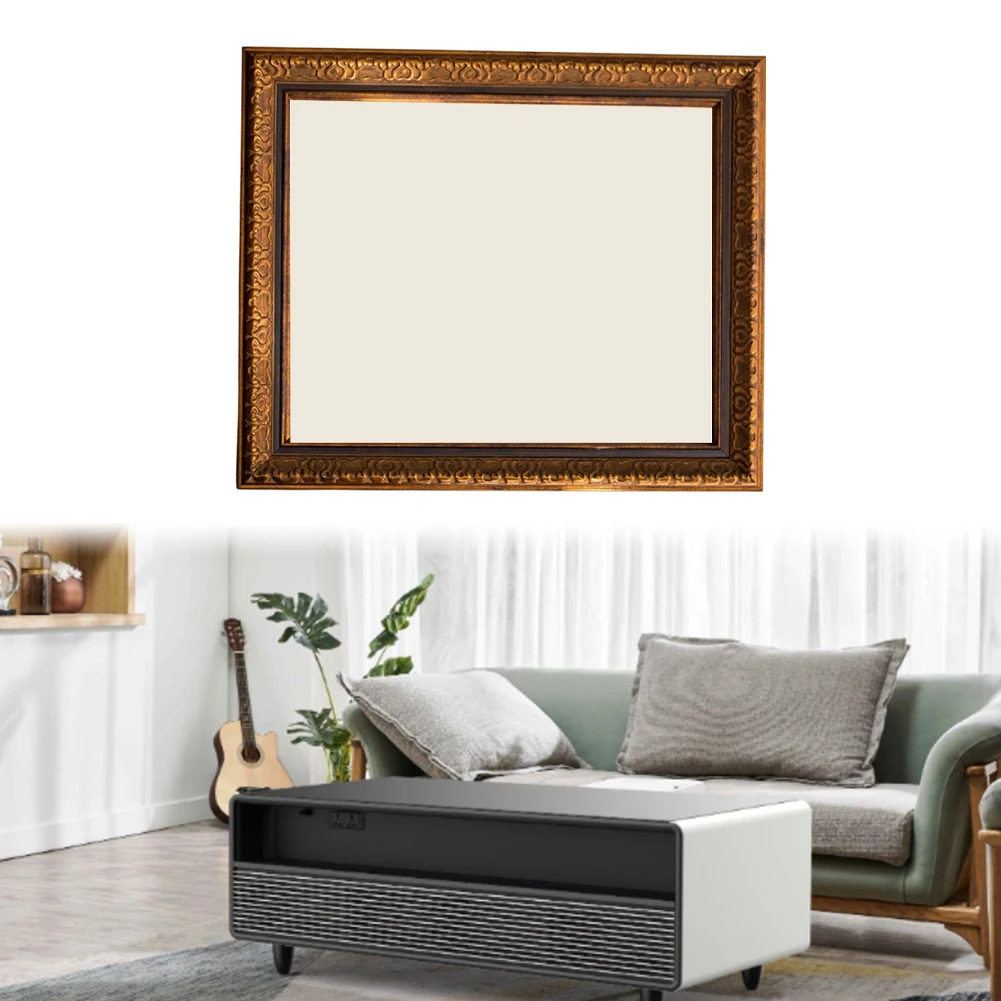 1PCS Mini Plastic Wall Picture Dollhouse Ornament 10-inch Retro Creative Vertical Photo Frame For Displaying Family Portraits