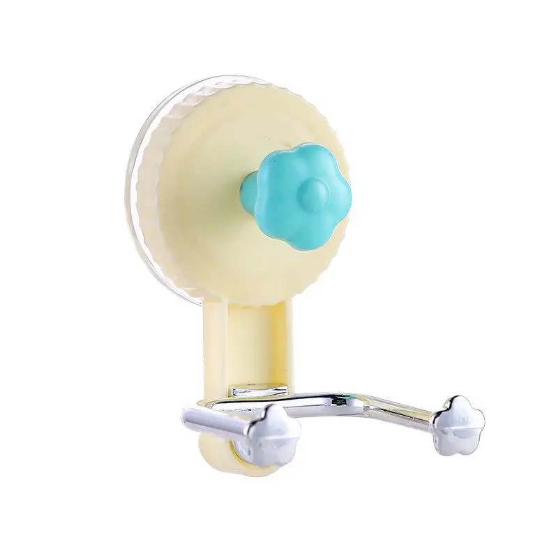 1 قطعة خطاف لاصق قوي فراغ مقاوم للماء خطاف شفط شماعات الحمام المطبخ منشفة جدار هوك تخزين حامل منظمة